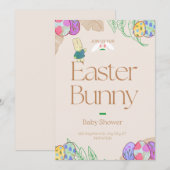 Genderneutrale paasmakerij Baby shower Kaart (Voorkant / Achterkant)