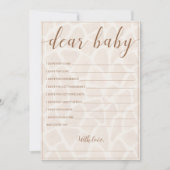 Genderneutrale Safari wenst Baby Kaarten (Voorkant)