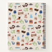 Genderneutrale  Speelgoed Baby shower Geschenklijs Notitieboek (Achterkant)