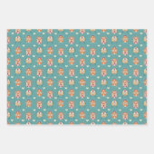 Genderneutrale stollingsbuien inpakpapier vel (Voorkant 3)