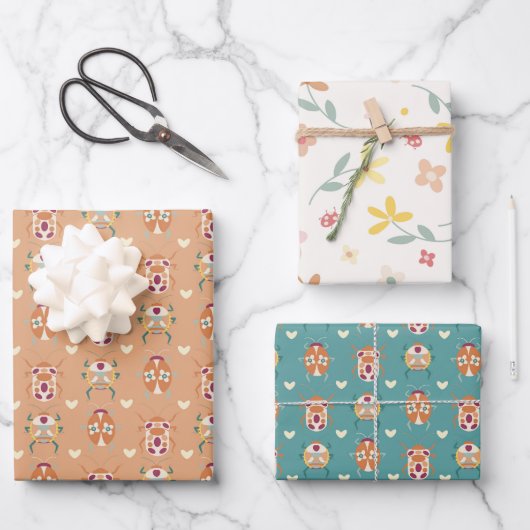 Genderneutrale stollingsbuien inpakpapier vel (Voorkant)