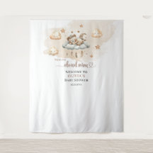 Genderneutrale terracotta ivoren wolk negen beer