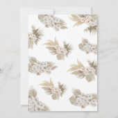 Genderneutrale uitnodiging voor het Baby shower va (Achterkant)