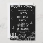 Genderneutrale uitnodigingen (Voorkant)