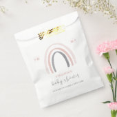 Genderneutrale Waterverf Boho Rainbow Baby shower Bedankzakje (Gezegeld)