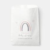 Genderneutrale Waterverf Boho Rainbow Baby shower Bedankzakje (Voorkant)