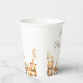 Genderneutrale Waterverf Dieren baby shower Papieren Bekers (Rechts)