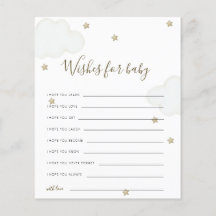 Genderneutrale wolken en sterren willen Baby