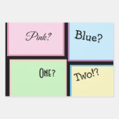 Genderneutraliteit/genderneutraliteit Inpakpapier Vel (Voorkant)