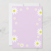 Gendernneutrale Daisy 2de verjaardagsfeestje Boho Kaart (Achterkant)