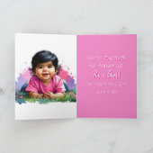 genderonthulling | Hispanic baby meisje binnen Kaart (Binnen)