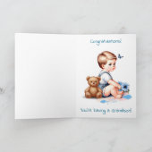 genderonthulling | Je hebt een kleinzoon Kaart (Binnen)