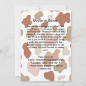 genderonthulling met een Schattige landthema (Achterkant)