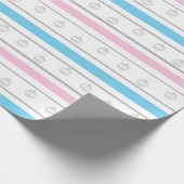 Genderonthulling voor de feestdagen cadeaupapier (Hoek)