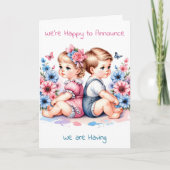 Genderonthulling voor een tante | We hebben een me Kaart (Voorkant)