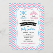 Genderonthullingen (prinses of piraat) kaart (Voorkant / Achterkant)