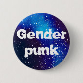 Genderpunk  Galaxy Identity Ronde Button 5,7 Cm (Voorkant)