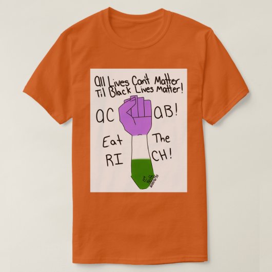 Genderqueer 3 t-shirt (Design voorkant)