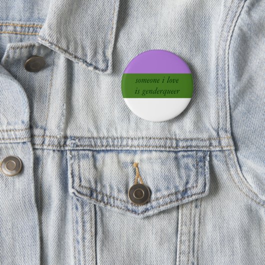 Genderqueer Ally Button (In situ)