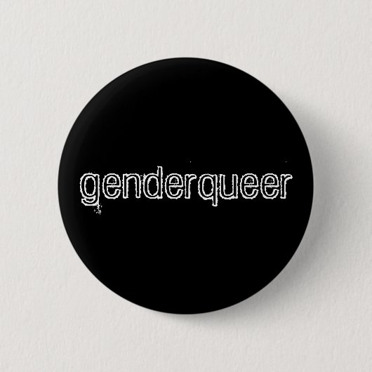 "Genderqueer"-Button Ronde Button 5,7 Cm (Voorkant)