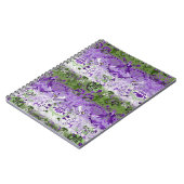 Genderqueer Dragon Damask - Genderqueer Pride Flag Notitieboek (Linkerzijde)