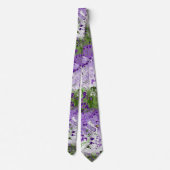 Genderqueer Dragon Damask - Genderqueer Pride Flag Stropdas (Achterkant)