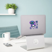 Genderqueer en Stickers van gemengde vreemdelingen (Laptop op bureau)