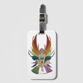 Genderqueer Faerie Bagagelabel (Voorkant (verticaal))