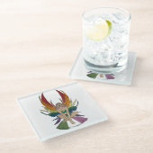 Genderqueer Faerie Glazen Onderzetter (Schuin)