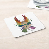 Genderqueer Faerie Kartonnen Onderzetters (Schuin)