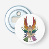 Genderqueer fee button flesopener (Voorkant)