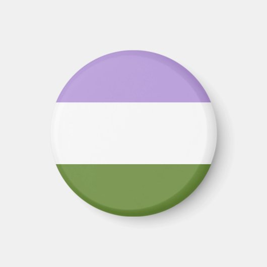 Genderqueer Flag Magnet (Voorkant)