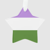 Genderqueer Flag Ornament (achterkant)