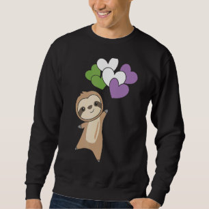 Genderqueer Flag Pride Lgbetq Ballon Hearts Sloon Trui