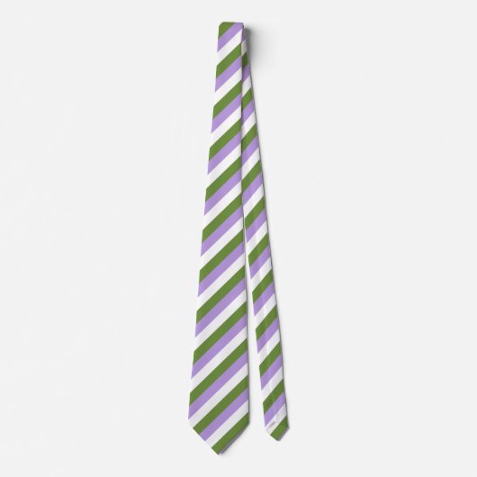 Genderqueer Flag Stropdas (Voorkant)
