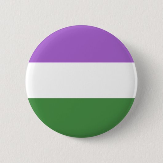 Genderqueer Gendergelijkheid Transbinair Ronde Button 5,7 Cm (Voorkant)