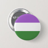 Genderqueer Gendergelijkheid Transbinair Ronde Button 5,7 Cm (Voorkant /achterkant)
