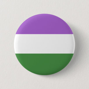 Genderqueer Gendergelijkheid Transbinair Ronde Button 5,7 Cm