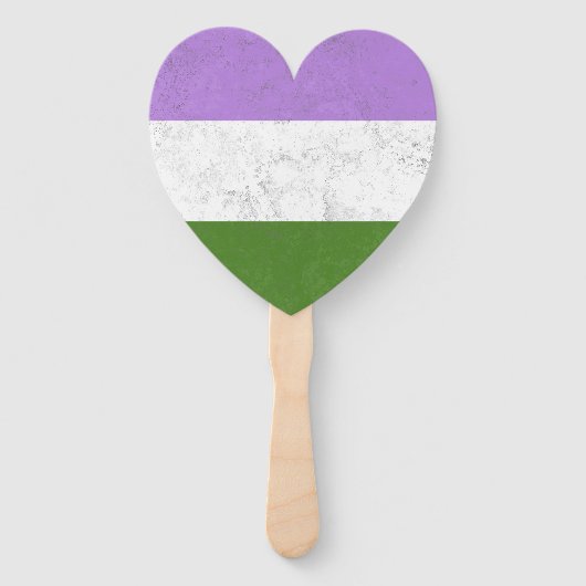 Genderqueer Handwaaier (Achterkant)