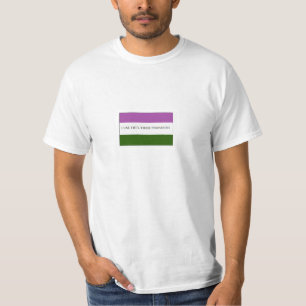 Genderqueer nonbinary vlag Pride Pronounden T-shirt