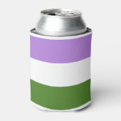 Genderqueer Pride Blikjeskoeler (Blikje Voorkant)