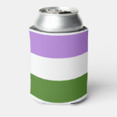 Genderqueer Pride Blikjeskoeler (Blikje Achterkant)