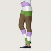 Genderqueer Pride Faux Shorts & Benen Leggings (Links)