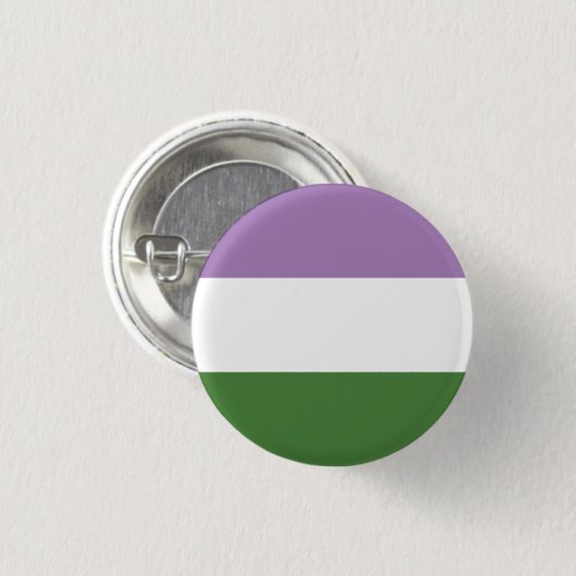 GenderQueer Pride Flag Button (Voorkant /achterkant)