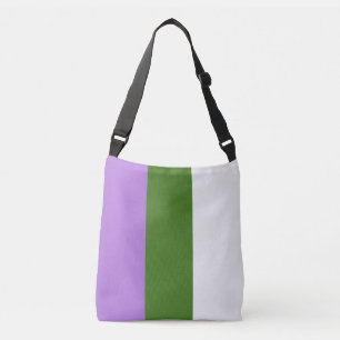 Genderqueer Pride Flag Crossbody Tas