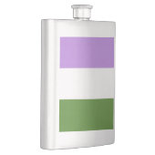 Genderqueer Pride Flag Flacon (Rechts)