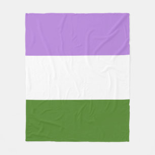 Genderqueer Pride Flag Fleece Deken