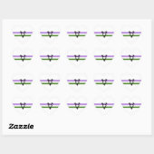 Genderqueer Pride Flag Hart Sticker (Vel)