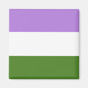 Genderqueer Pride Flag Magneet
