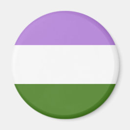 Genderqueer Pride Flag Magneet